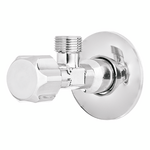 Zawór grzybkowy kątowy czerpalny do baterii, dolnopłuka lub pralki 1/2" x 1/2" Invena 