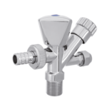 Zawór grzybkowy kombi 1/2" x 3/4" x 3/8" Invena 