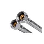 Wężyk w oplocie ze stali nierdzewnej 1/2" x 3/8" 100 cm GW Invena 