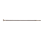 Wężyk w oplocie ze stali nierdzewnej z długą końcówką 3/8" x M10 30 cm GW/GZ Invena 