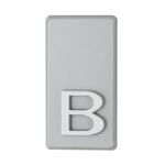 Litera "B" INV srebro