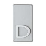 Litera "D" INV srebro