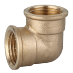 Kolanko mosiężne nakrętno-nakrętne 3/4" GW/GW Invena 