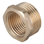 Redukcja mosiężna 1/2"x3/8" GZ/GW Invena 