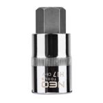 Końcówka sześciokątna na nasadce 1/2", H17 x 55 mm NEO
