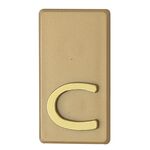 Litera "C" INV złota