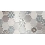 Dekor ścienny Pinia grey 22,3 x 44,8 Gat.1