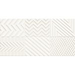 Dekor ścienny Karelia white patchwork 22,3 x 44,8 gat.1 Tubądzin