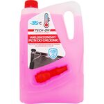 Płyn do chłodnic + lejek -35°C różowy - gotowy do użycia 4 l TECH-ON