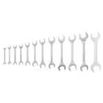 Klucz płaski dwustronny 6 - 32 mm, zestaw 12 sztuk Top Tools