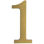 Cyfra plastikowa "1" złota 180 mm