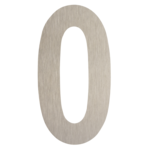 Cyfra "0" samoprzylepna ANO 50 mm inox