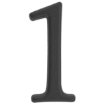 Cyfra "1" ZnAl grafit 50 mm