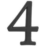 Cyfra "4" ZnAl grafit 50 mm