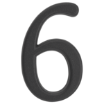 Cyfra "6/9" ZnAl grafit 50 mm