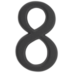 Cyfra "8" ZnAl grafit 50 mm
