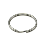 Kółko do kluczy Ø24 mm niklowane - 5 sztuk