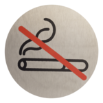 Oznaczenie "Zakaz palenia" info ANO 75 mm inox