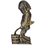 Oznaczenie WC męskie patyna