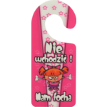 Oznaczenie "Mam focha. Nie wchodzić" 8 x 19 zawieszka