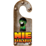Oznaczenie "Nie zaglądać!'' 8 x 19 zawieszka