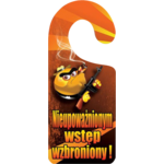 Oznaczenie "Nieupoważnionym wstęp wzbroniony!" 8 x 19 zawieszka