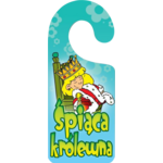 Oznaczenie "Śpiąca królewna" 8 x 19 zawieszka