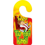 Oznaczenie "Tu śpi król" 8 x 19 zawieszka