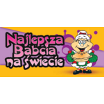 Oznaczenie "Najlepsza babcia na świecie" 9 x 20