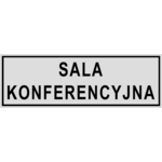 Oznaczenie "Sala konferencyjna" 8 x 22