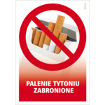 Oznaczenie "Palenie tytoniu zabronione" 14,8 x 21R