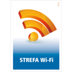 Oznaczenie "Strefa Wi-Fi" 14,8 x 21