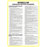 Oznaczenie "Instrukcja ogólna BHP obowiązująca wszystkich pracowników" 24,5 x 35