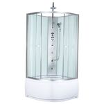 Kabina prysznicowa Karolina 90 WH z brodzikiem Kerra