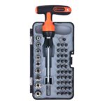 Zestaw bitów i nasadek + wkrętak T 900181 48 sztuk Tactix