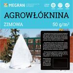 Agrowłóknina zimowa 50 g/m² 3,20 m x 100 mb