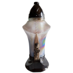 Znicz szklany z wkładem wrzosowy 38,5 cm 200 g