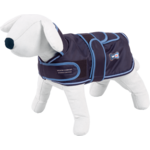 Kurtka dla psa z kołnierzem granatowa L-60 cm happet