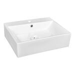 Umywalka nablatowa KR-702 biała KERRA