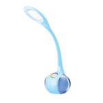 Lampa biurkowa LED niebieska