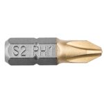 Końcówka wkrętakowa PH1 x 25 mm, 2 sztuki GRAPHITE