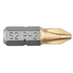 Końcówka wkrętakowa PH2 x 25 mm, 2 sztuki GRAPHITE