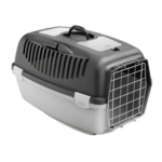 Transporter GULLIVER 3 z metalowymi drzwiczkami jasnoszary/ciemnoszary ZOLUX