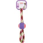 Zabawka ze sznura z piłką tenisową, ósemka 36 cm ZOLUX