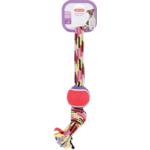 Zabawka ze sznura z piłką tenisową, uchwyt 40 cm ZOLUX