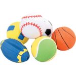 Zabawka winylowa Piłka 6 cm komplet 5 sztuk ZOLUX