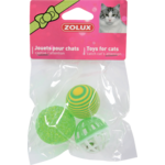 Zabawki dla kota 3 piłki różne 4 cm ZOLUX