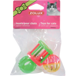 Zabawka dla kota - zestaw 3 zabawek różnych 4 cm ZOLUX
