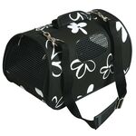 Torba transportowa FLOWER mała czarna ZOLUX