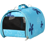 Torba transportowa FLOWER średnia jasnoniebieska, jasnobrązowa ZOLUX